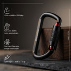 12kN Best Seller Auto Locking Carabiner Clip