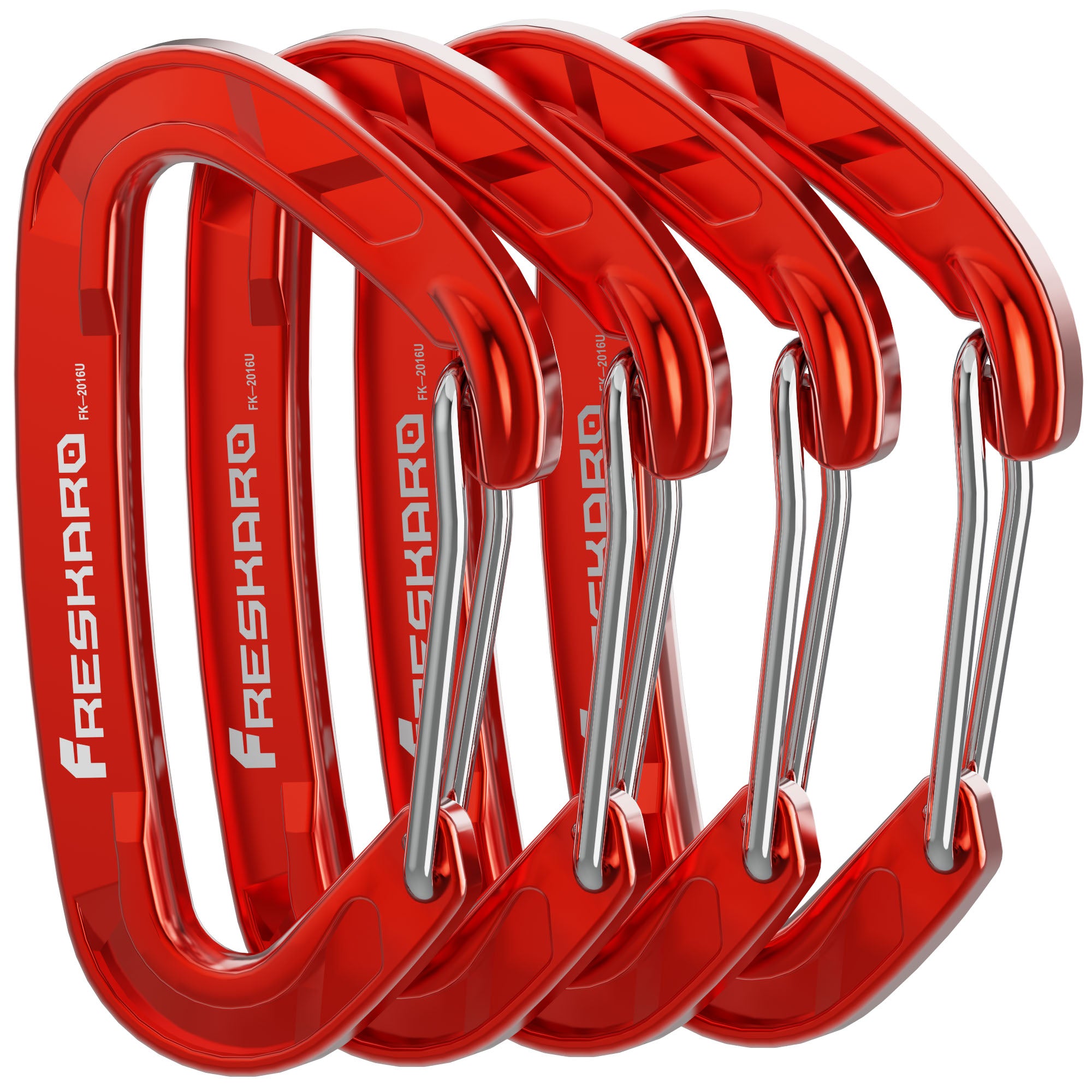 Large Multi Pack 15kN Wiregate Carabiner Clip