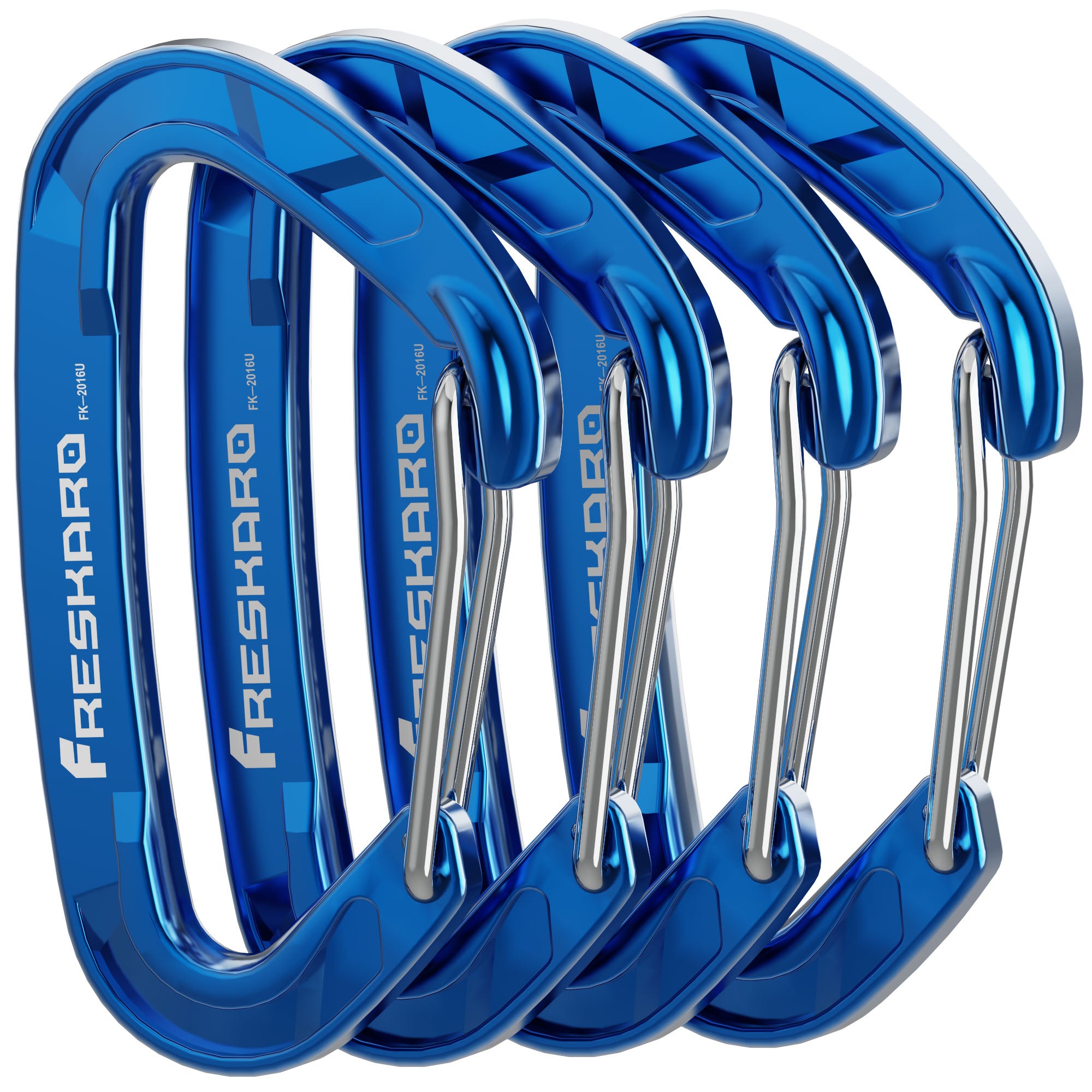 Large Multi Pack 15kN Wiregate Carabiner Clip