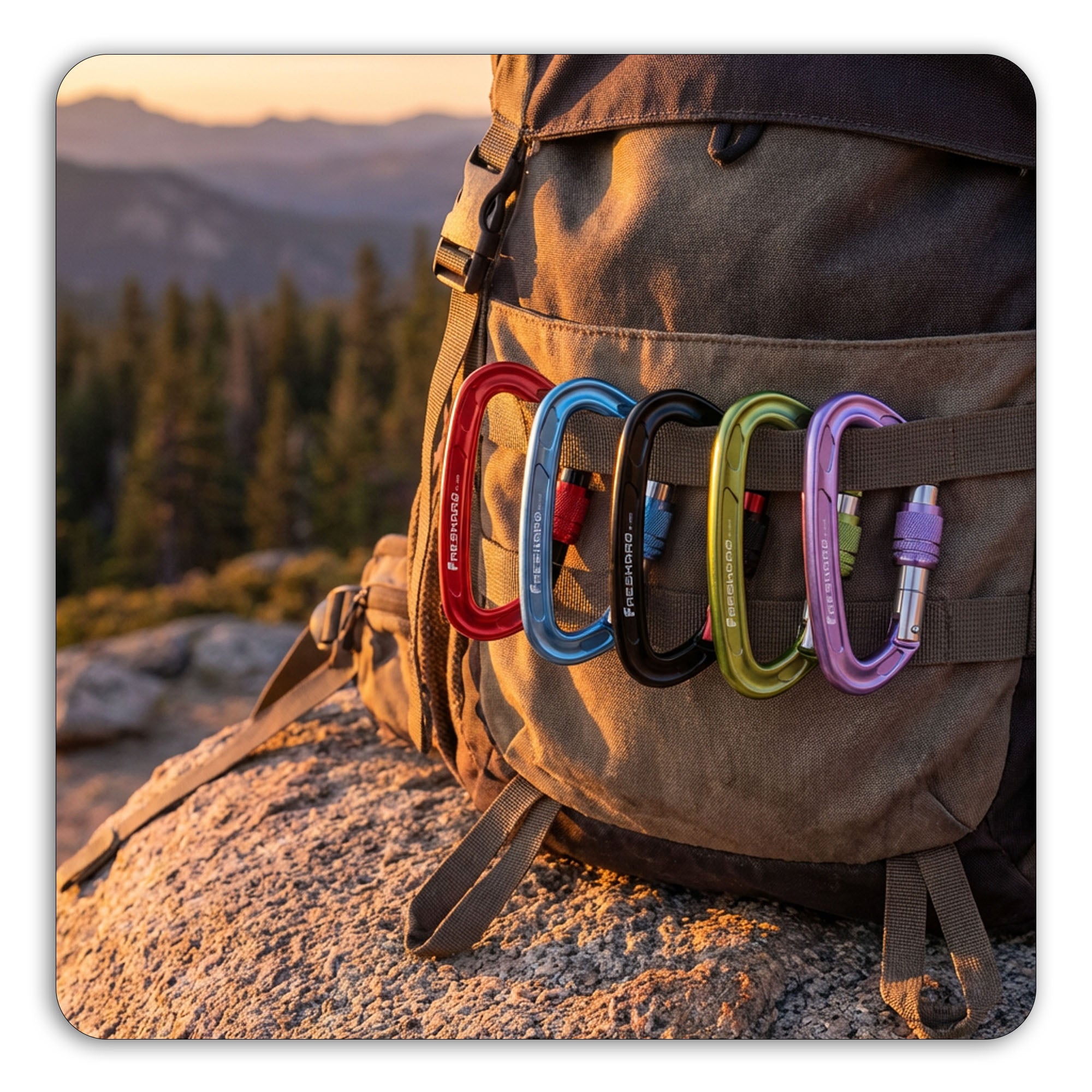 25kN Screw Lock Carabiner Clip climbing Approved