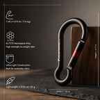 7kN Gaud Pear-shape utility carabiner