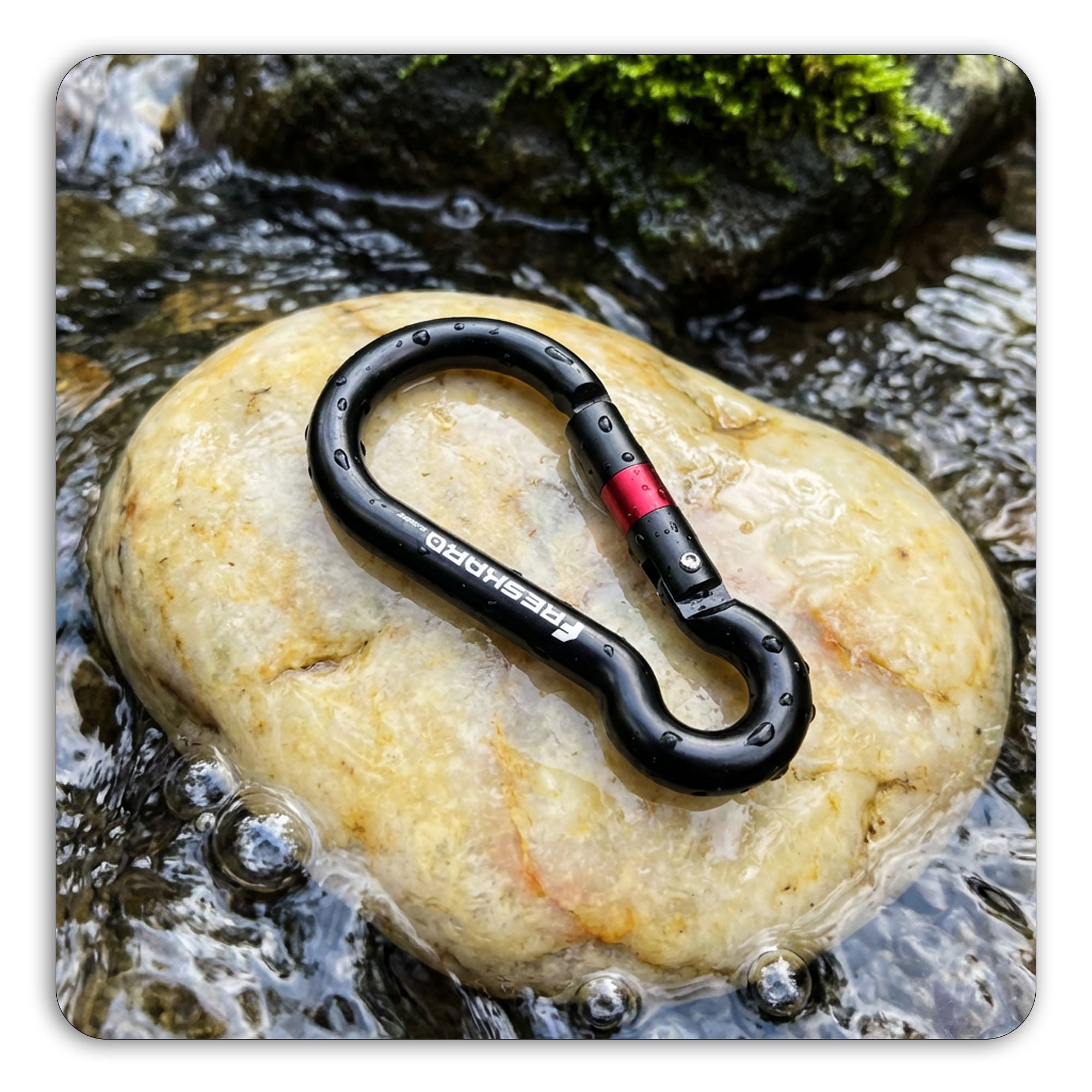 7kN Gaud Pear-shape utility carabiner
