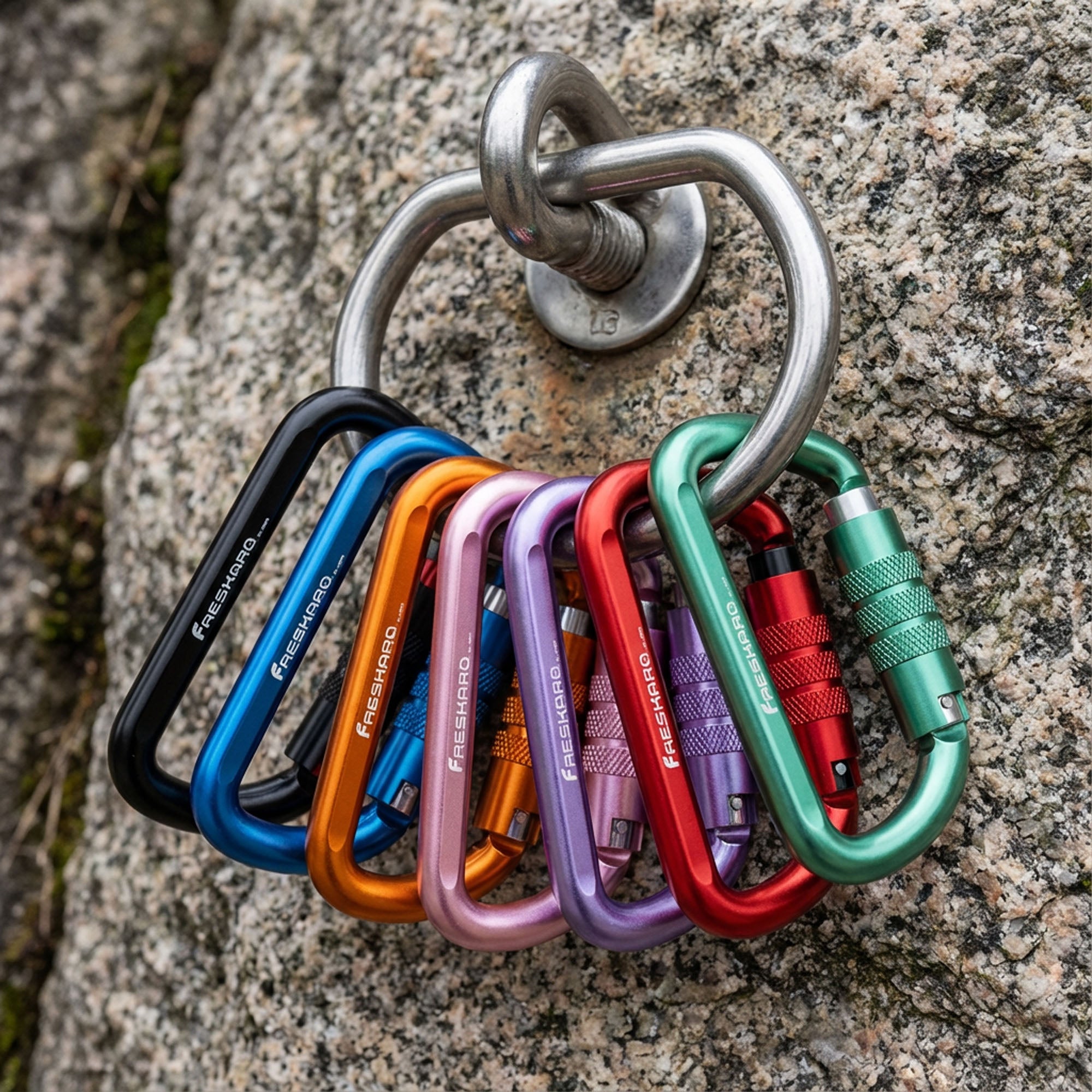 12kN Best Seller Auto Locking Carabiner Clip