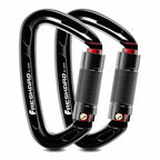 25kn Autlocking Climbing Carabiner UIAA/CE Approved
