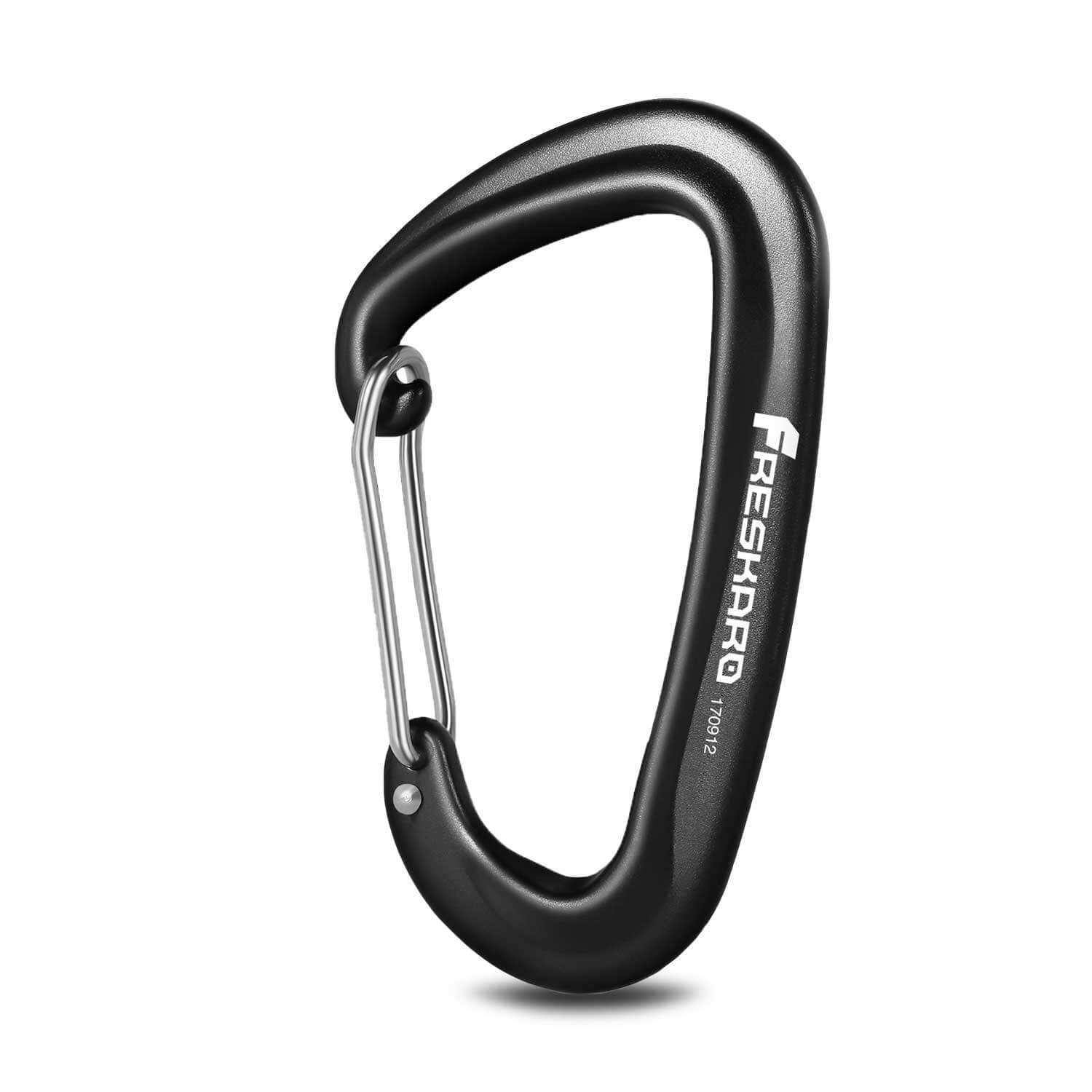 FresKaro 12kn D-Ring Carabiner Clip with Screw-Lock - Versatile Keychain  Clip and Small Keychain, Ideal for Carabiner Keys, Key Clip, Locking  Keychain