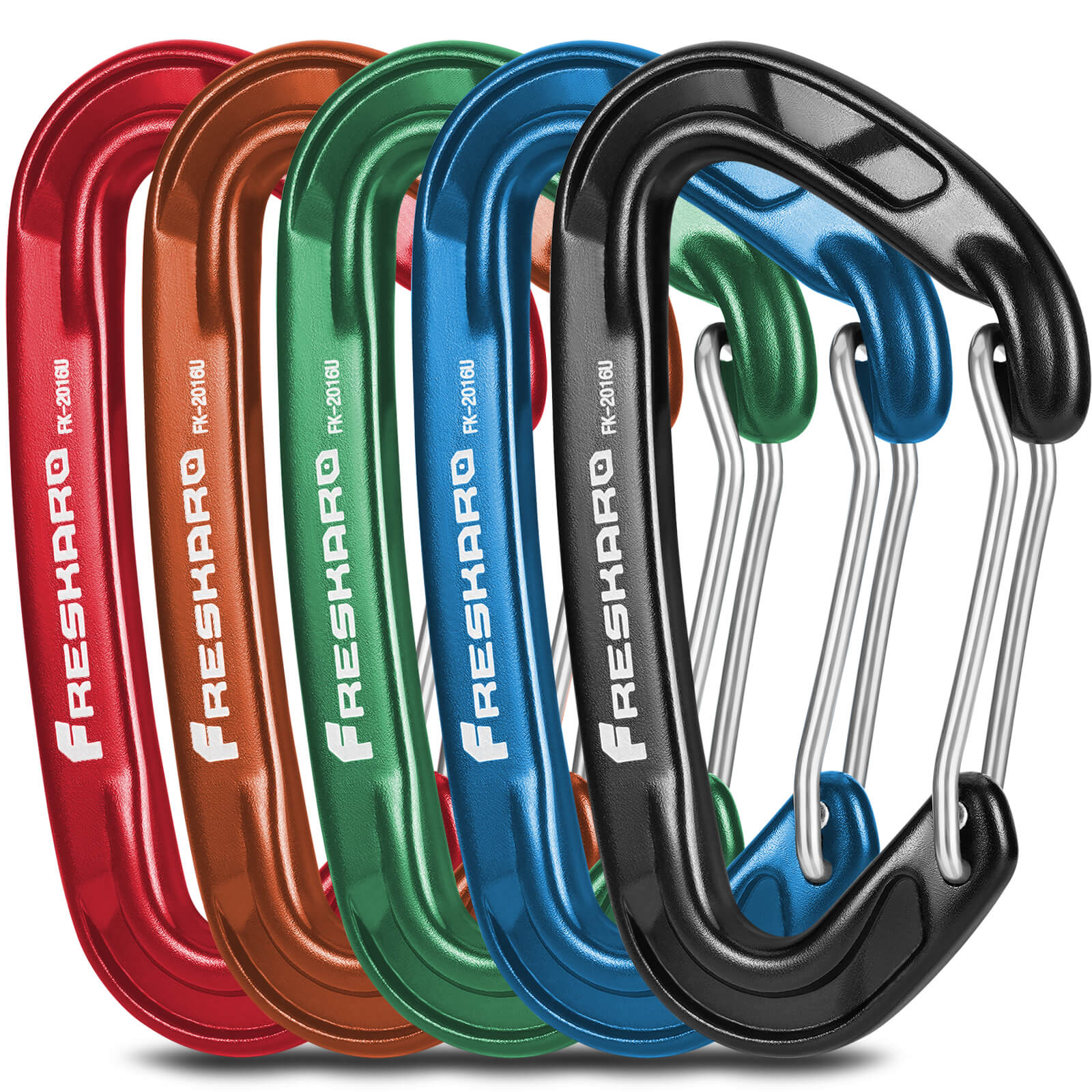 Micro-D Carabiner, Personalized Wire Gate Carabiner Clip