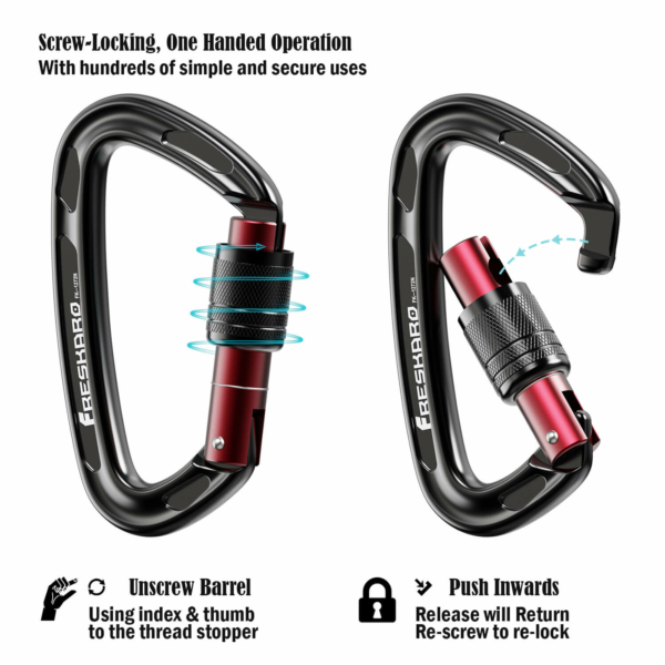 25kn Carabiner actionn